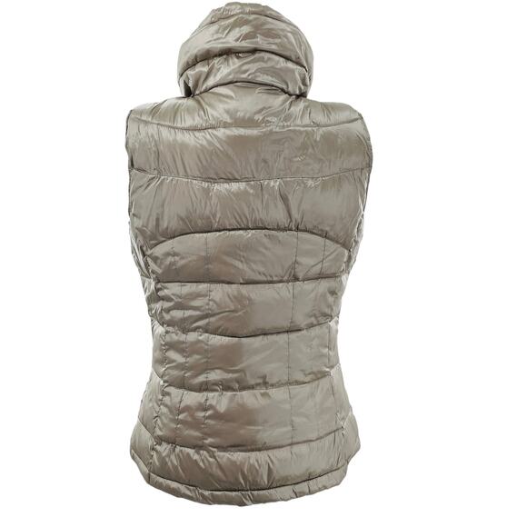 Calvin Klein Metallic Puffer Outdoor Winter Sleeveless Hi Neck Softshell Vest S - Picture 3 of 12